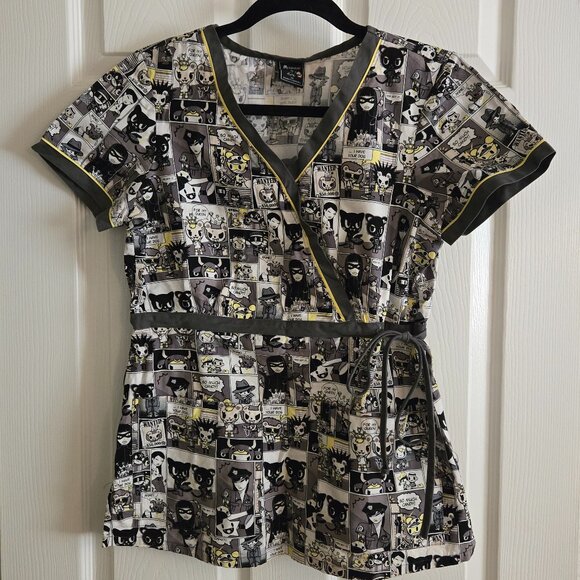 tokidoki by Koi Scrub Top Anime Bandits Comic Style - Picture 1 of 5